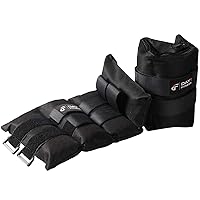 D1F Ankle/Wrist Weight Pair 10 Weight and Bundle Options - 0.5 to 10 lbs Each, Set of 2, Adjustable Straps – Comfortable, Breathable, Moisture Absorbent Weight Straps for Men and Women