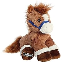Aurora® Exquisite Breyer® Bridle Buddies Chestnut Horse Stuffed Animal - Realistic Detailing - Imaginative Play - Brown 11 Inches