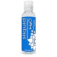 Sliquid H2O Water Based Lube, Water Based Lubricant for Sex, Natural Sex Lube, Glycerin Free Personal Lubricant (2 Oz) Clear, Unscented
