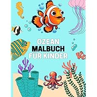 Ozean: Malbuch für Kinder (German Edition)
