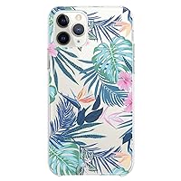 TPU Case Compatible with iPhone 15 14 13 12 11 Pro Max Plus Mini Xs Xr X 8+ 7 6 5 SE Tropical Plants Print Floral Woman Cute Nature Clear Flexible Silicone Glam Slim fit Girls Gentle Design Art