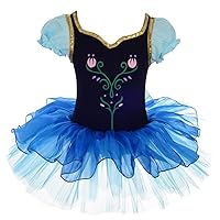 Lito Angels Girls Princess Tulip Ballet Tutus Dancewear Costume Halloween Christmas Party Blue