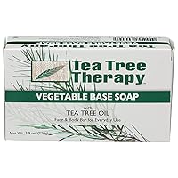 Tea Tree Therapy Vegetable Base Soap with Tea Tree Oil - 3.9 oz2