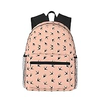 Cartoon Bird Print Backpack Casual Backpack Laptop Backpacks Travel Bag Work Computer Bag