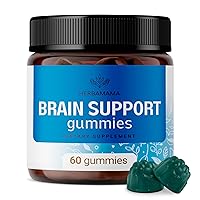 Brain Booster Gummies - Memory Supplement for Brain Focus - Vegan - 60 Chewables