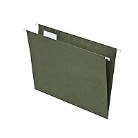 Island Hanging File Folder 1/5 Cut, Letter Size, Standard Green, 25 Count (372 1/5)