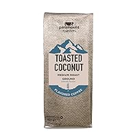 Toasted Coconut Ground Coffee by Paramount Roasters, 1-12 ounce package medium roast, from Paramount Coffee Company