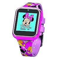 Kids Disney Minnie Mouse Pink Educational, Touchscreen Smart Watch Toy for Girls, Boys, Toddlers - Selfie Cam, Learning Games, Alarm, Calculator, Pedometer and More (Size: 40mm)