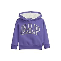 GAP Baby Girl's Logo Sherpa Hoodie Hooded Sweatshirt