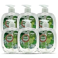 Care Hand Soap, Made with Lemon & Green Tea Extracts, Nourishing & Smooth Leave Your Skin Feeling Refresh, Liquid Hand Soap, 16.9 Oz/Each – Pack of 6