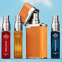 Lightr - INDIA'S FIRST Interchangeable Carry Perfume | Combo Of Lightr+3x8ml Eau De Parfum | All Time Classic Fragrance for Women Gift Set | 18% Oil For Long Lasting
