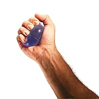 Hand Exerciser, Stress Ball For Hand, Wrist, Finger, Forearm, Grip Strengthening & Therapy, Squeeze Ball to Increase Hand Flexibility & Relieve Joint Pain, X-Large Blue, Firm