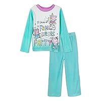 Peppa Pig Toddler Girls Fancy Dress Party 2 Piece Pajama Set, Size 3T