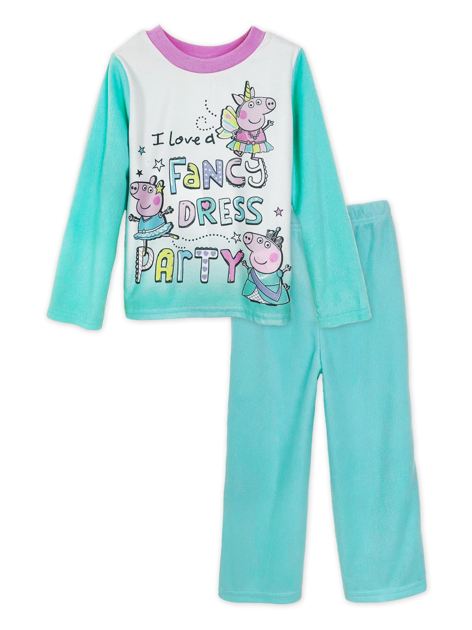 Peppa Pig Girls Toddler Soft Polyester Pajamas