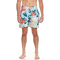 Men's Havana Swim Trunks (Regular & Extended Sizes)