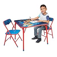 Paw Patrol Movie Kids Table & Chairs Set for Kid and Toddler 36 Months Up to 7 Years, Includes: 1 Table (24