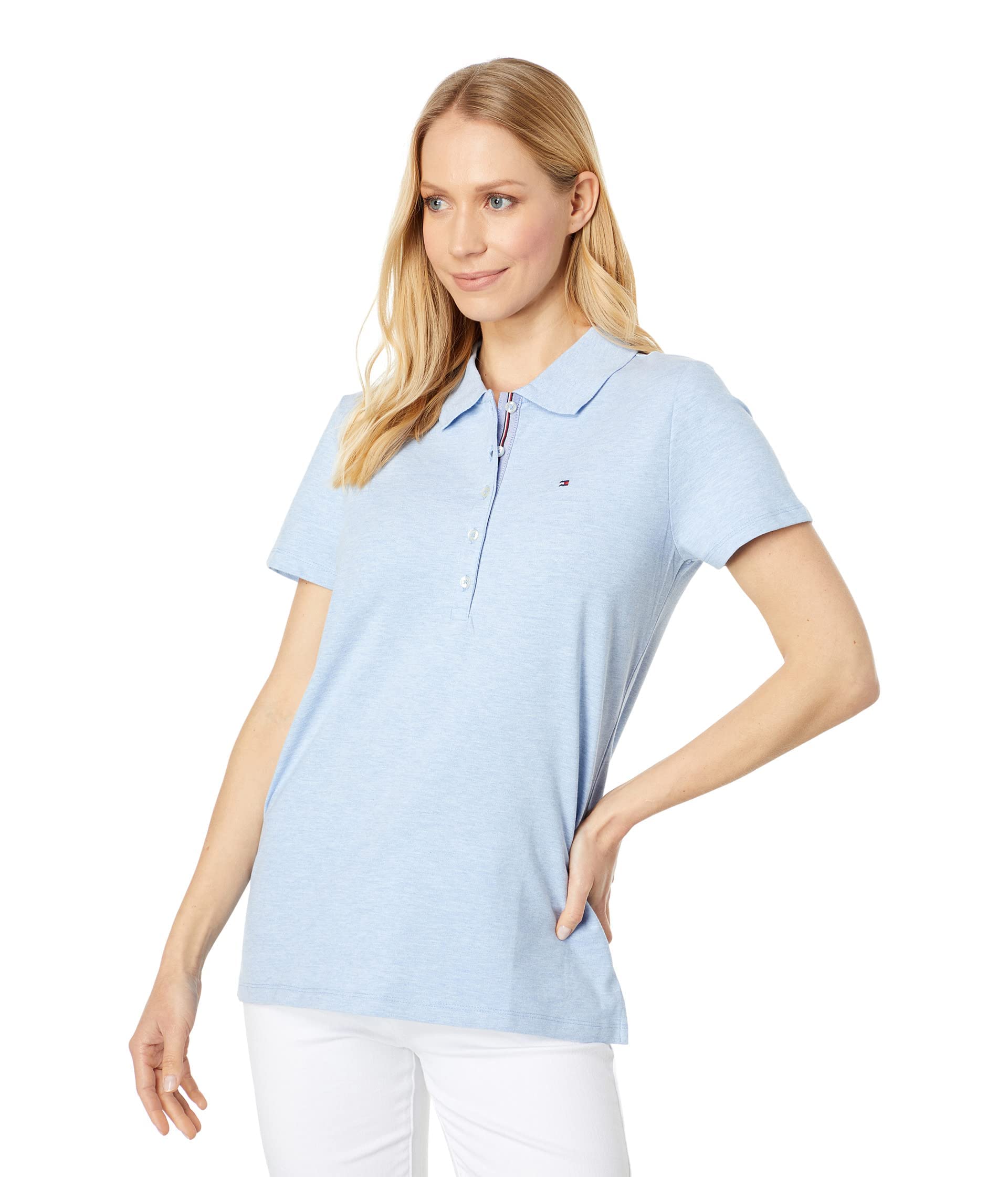 Tommy Hilfiger Solid Short Sleeve Polo