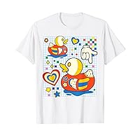 Kidcore Aesthetic Duck Fabric Patches Decora Kei T-Shirt