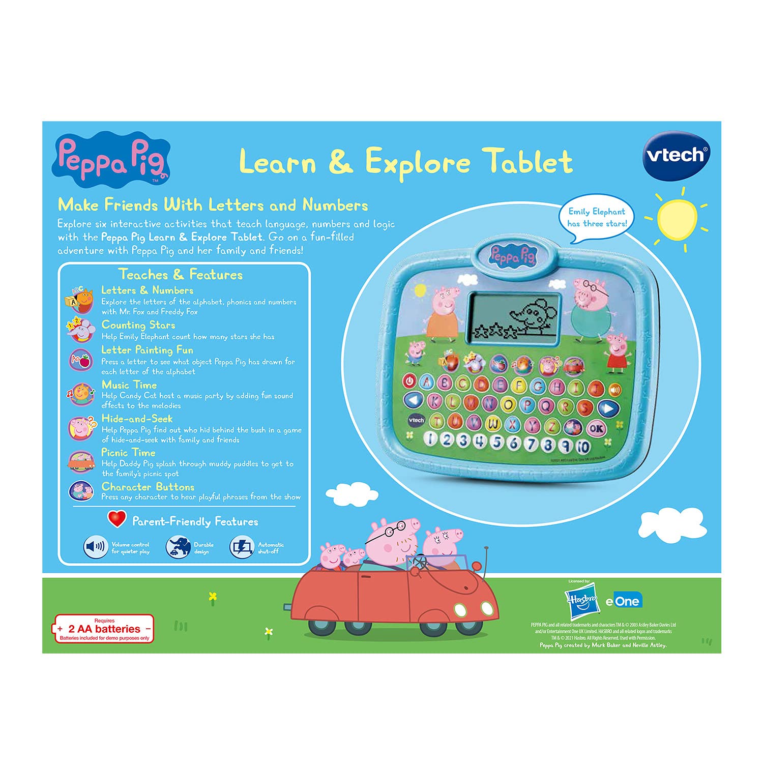 VTech Peppa Pig Learn and Explore Tablet (English Version)