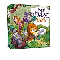 Magic Maze Kids - Co-operative Real-Time Gameplay, Move Across the Forest and Find the Potion Ingredients - Tutorials for Younger Players, 2-4 players, 15-25 mins, Ages 5+