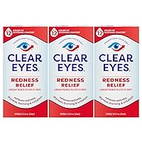 Clear Eyes Redness Relief Eye Drops Handy Pocket Pal 0.20 oz (12 Pack) -  Yahoo Shopping