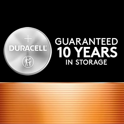Duracell CR2032 3V Lithium Battery, Child Safety Features, 6 Count Pack, Lithium Coin Battery for Key Fob, Car Remote, Glucose Monitor, CR Lithium 3 Volt Cell