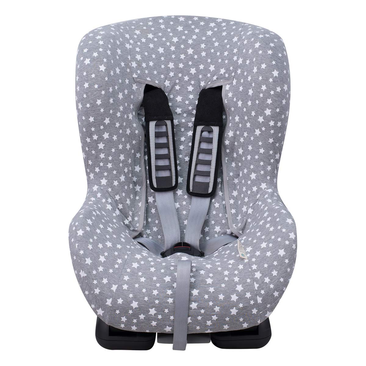 JYOKO Kids Cover Liner Universal for Car seat Compatible with Britax, Chicco, Mico (Without Head Support) (White Star)