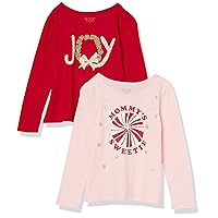 The Children's Place Baby Toddler Girls Long Sleeve Fashion Top Multis