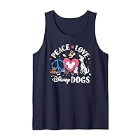 Disney - Peace, Love, Disney Dogs Tank Top