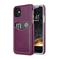 Premium Leather Card Slot Back Cover V2 for Apple iPhone 11 (6.1
