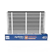 AprilAire 413 Replacement Filter for AprilAire Whole House Air Purifiers - MERV 13, Healthy Home Allergy, 16x25x4 Air Filter (Pack of 8)