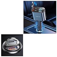 MRGLAS 90W USB C Car Charger & 60W 4 in 1 Retractable Car Charger