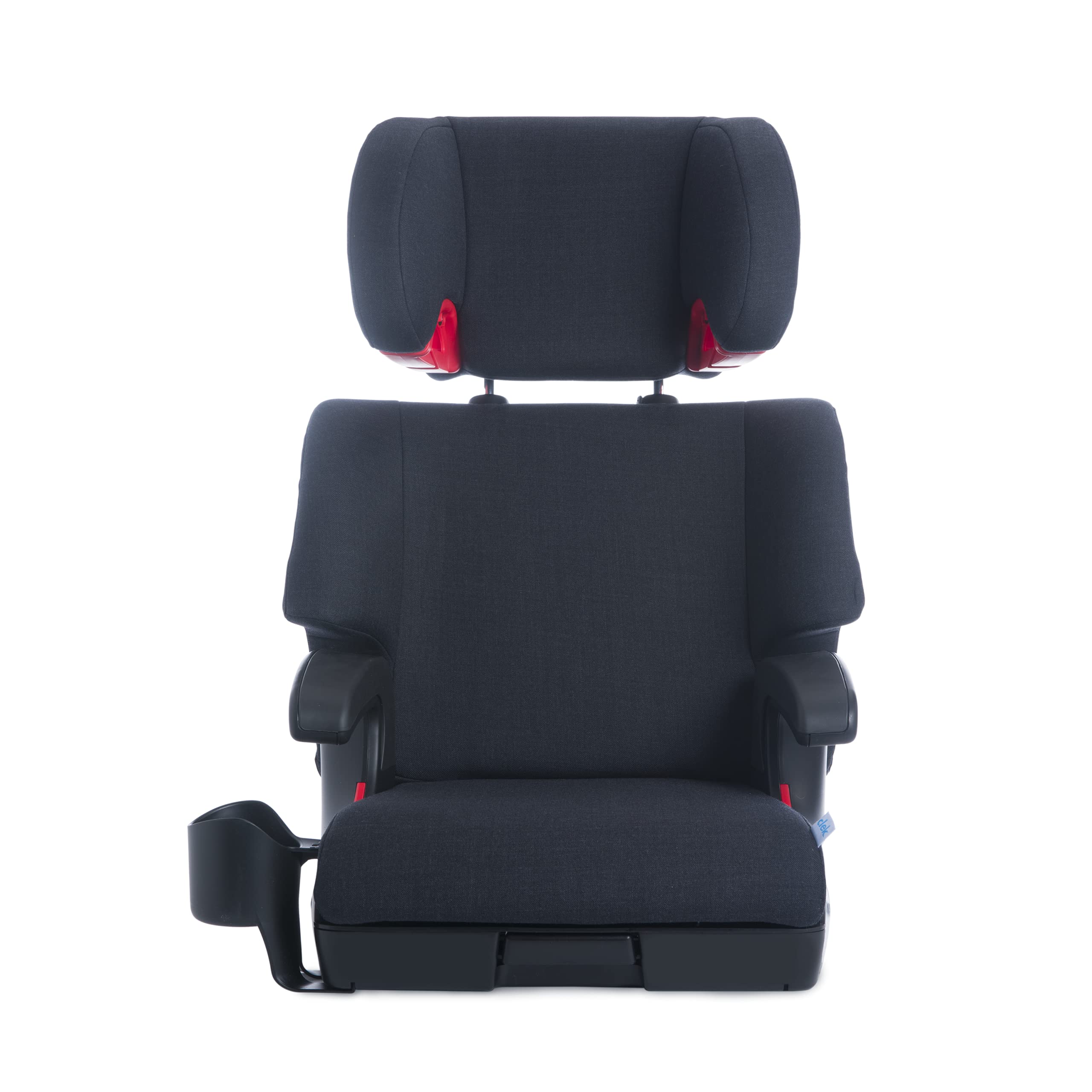 Clek Oobr High Back Booster Car Seat with Rigid Latch, Mammoth (Flame Retardant Free Merino Wool + Tencel Blend)