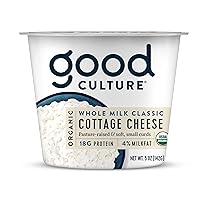 Good Culture, Organic Cottage Cheese - Classic 4%, 5.0 Ounce