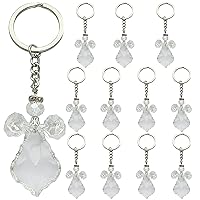 WE Crystal Angel Key Ring (12 Pcs) - Wedding Favors/Baptism Favors/Quinceanera Favors/First Communion Favors (Silver) WE Crystal Angel Key Ring (12 Pcs) - Wedding Favors/Baptism Favors/Quinceanera Favors/First Communion Favors (Silver)