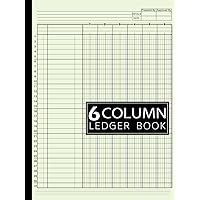 6 Column Ledger Book: Simple Six Column for Bookkeeping and Accounting | Log Book for Small Business and Personal Use: Beige Cover 6 Column Ledger Book: Simple Six Column for Bookkeeping and Accounting | Log Book for Small Business and Personal Use: Beige Cover Paperback Hardcover