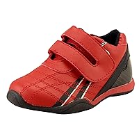 Boy's Double Strap Racing Sneaker for Toddler/Little Kid