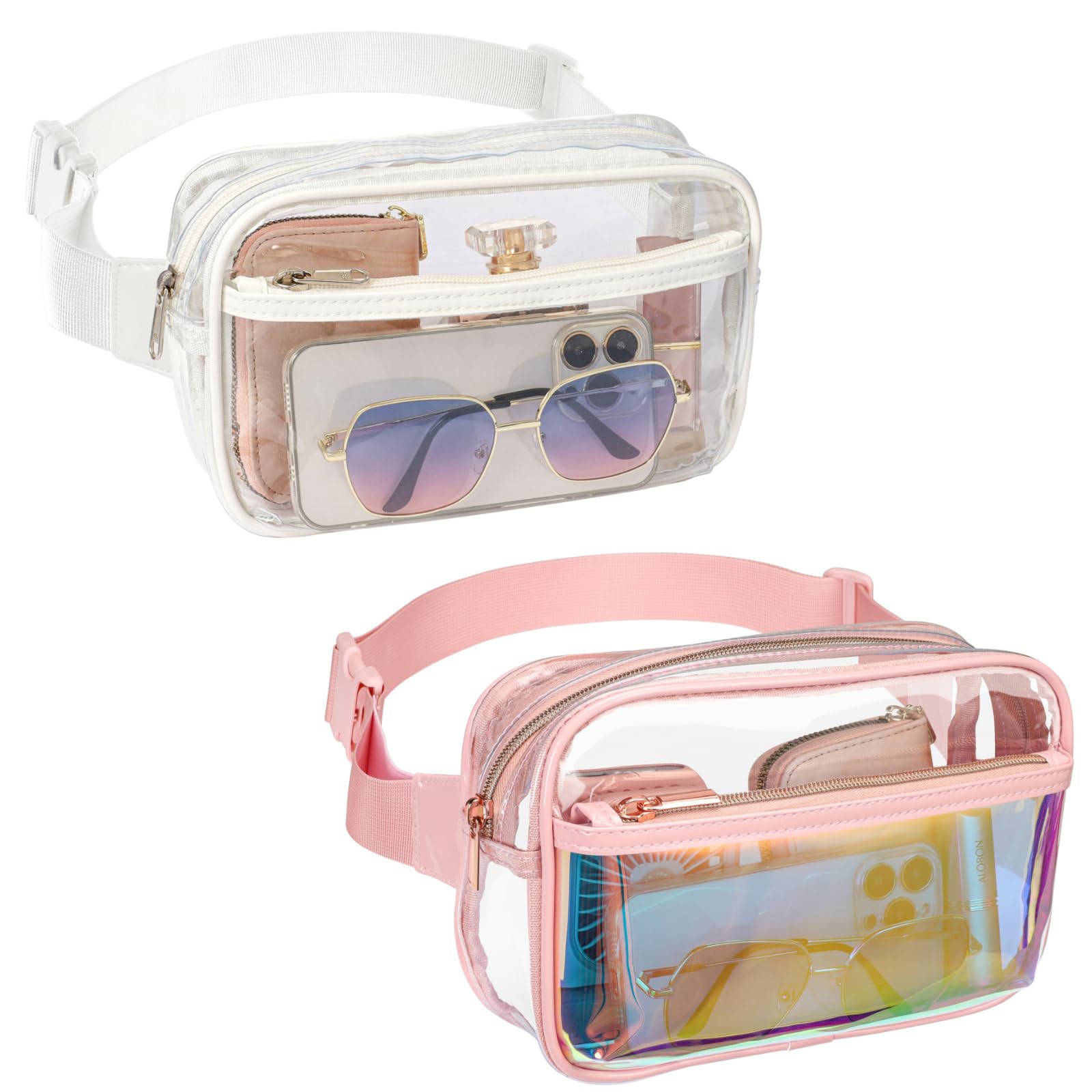 Veckle Clear Fanny Pack Stadium Approved - Bundle Sale