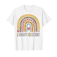 Library Assistant 100th Day Of School Librarian T-Shirt