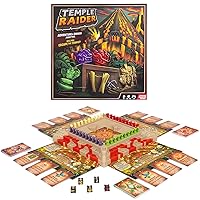 Temple Raider Board Game | Jakks Wild Games | Strategy Board-Game | Family Dice Game for Adults and Kids | 2 to 4 Players | Average playtime 25-45 minutes | Ages 8+