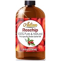 8oz Rosehip Oil (100% PURE & NATURAL) - Cold Pressed & Harvested From Fresh Roses Bushes & Rose Seed - Rose Hip Oil is Perfect for Your Skin, Face, Nails, Hands