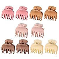 Double Row Teeth Hair Clips Small Claw Hair Clips for Women Girls,10Pcs 1.6