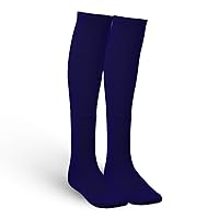Vizari League Soccer Tube Socks for Sport, Navy, Adult- Compression Tube Field Hockey Socks with Ergonomic Cushioning and Support - Soccer Socks, Perfect For Football, Baseball, Rugby.
