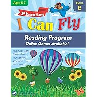 I Can Fly Reading Program - Book B, Online Games Available!: Orton-Gillingham Based Reading Lessons for Young Students Who Struggle with Reading and May Have Dyslexia (Reading Program Ages 5-7) I Can Fly Reading Program - Book B, Online Games Available!: Orton-Gillingham Based Reading Lessons for Young Students Who Struggle with Reading and May Have Dyslexia (Reading Program Ages 5-7) Paperback