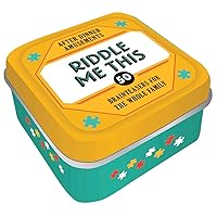 After Dinner Amusements: Riddle Me This: 50 Brainteasers for the Whole Family (Family Friendly Trivia Card Game, Portable Camping and Holiday Games)