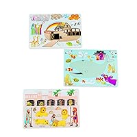 Fun Express Engaging Multicolor Bible Story Sticker Scenes - 4.5