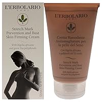 L'Erbolario Stretch Mark Prevention and Bust Skin Firming Cream - Stretch Mark Cream - Skin Firming Formula - Shea Butter and Kigelia Extract - 4.2 oz