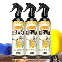 Beeswax For Wood,Beeswax For Wood Floors,Beeswax Spray For Floors,Beeswax Wood Polish,Natural Micro-Molecularized Beeswax Spray,Beeswax Spray Furniture Polish,For Care Wooden Furniture (3pcs)