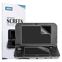 Keten New 3DS XL Screen Protector [3-pack] Ultra Clear HD Screen Protective Filter PET Film for Nintendo New 3DS XL