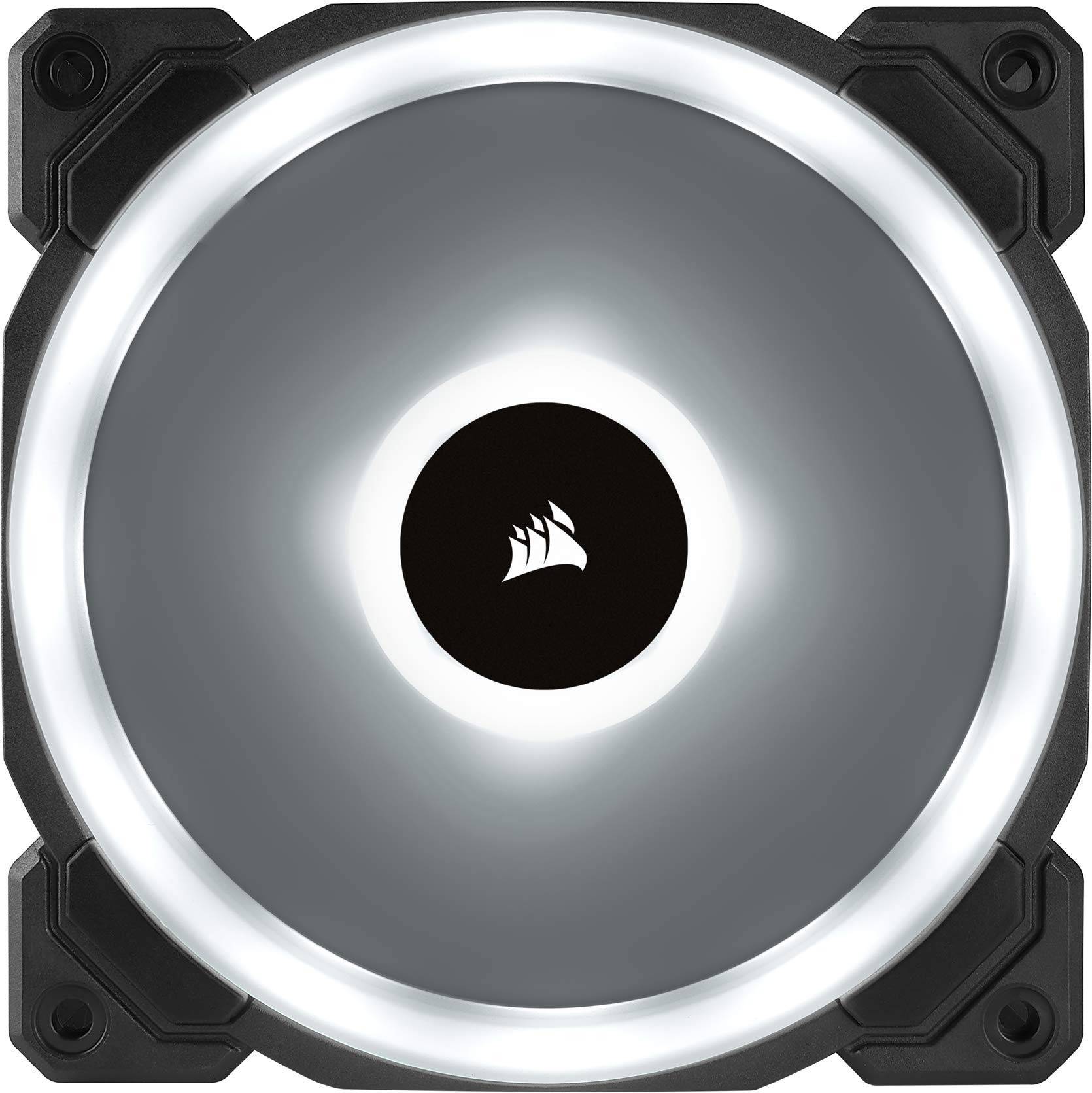 Corsair LL120 RGB LED PWM PC-Gehäuselüfter (120mm Dual Licht Loop RGB LED, Dreierpack mit Lighting Node PRO) schwarz